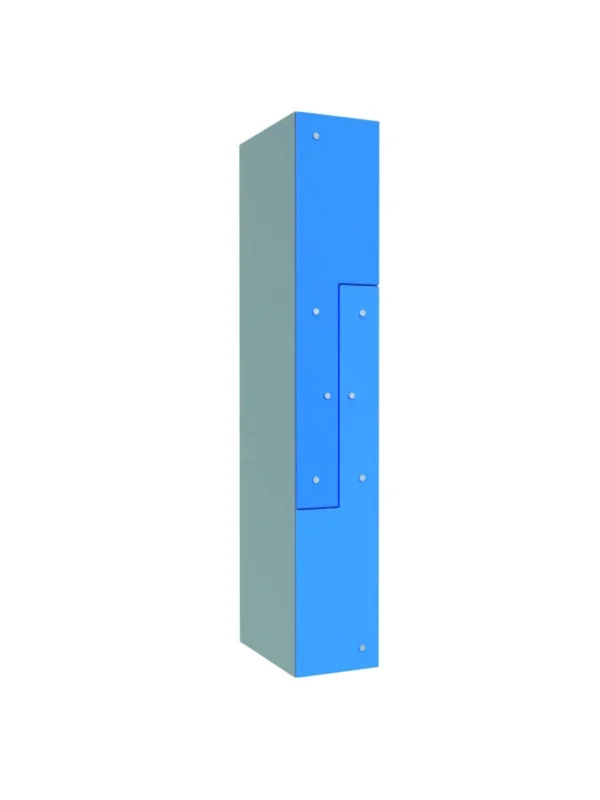 Modulært metalskab med glas