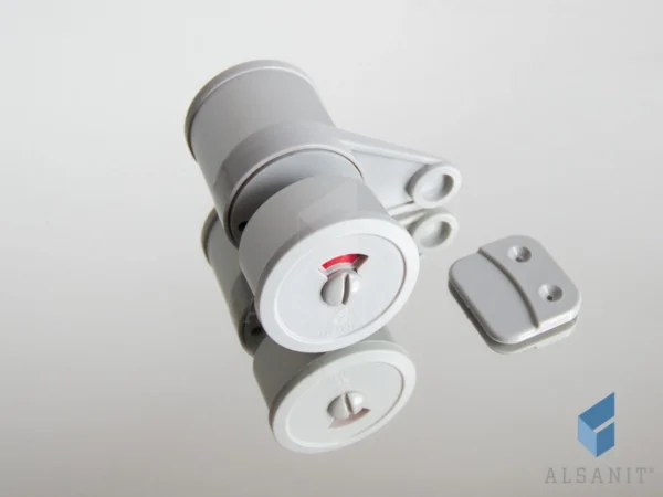 Sæt beslag til 10-12mm WC-kabiner SOLARI