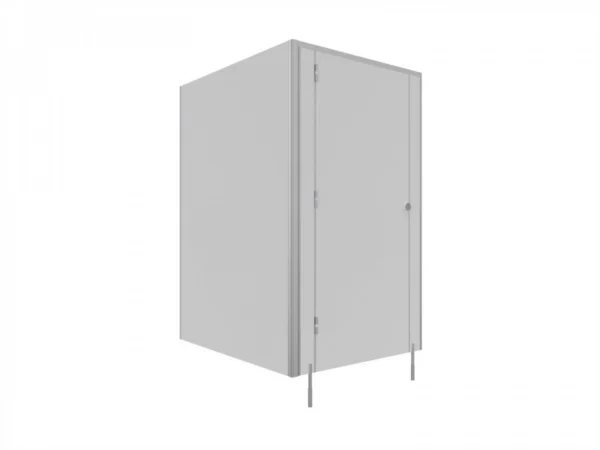 EXPRESS - 48 T - Toiletkabine med LPW -SOLARI 1 dør- TYPE II hjørne